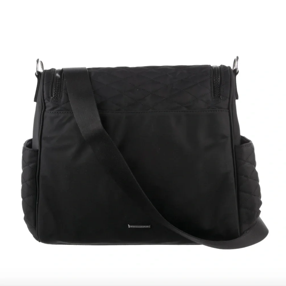 NWOT $295 Rebecca Minkoff 'Jude' Nylon Baby Bag in a Matte Black Finish!